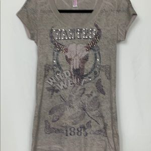 OTomix activewear size Med. ladies tee light camp.